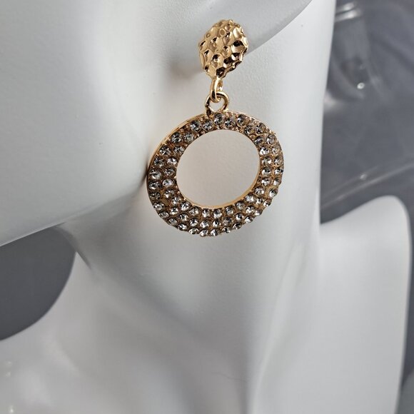 Radiant Gold Halo Hoops - Picture 5 of 5